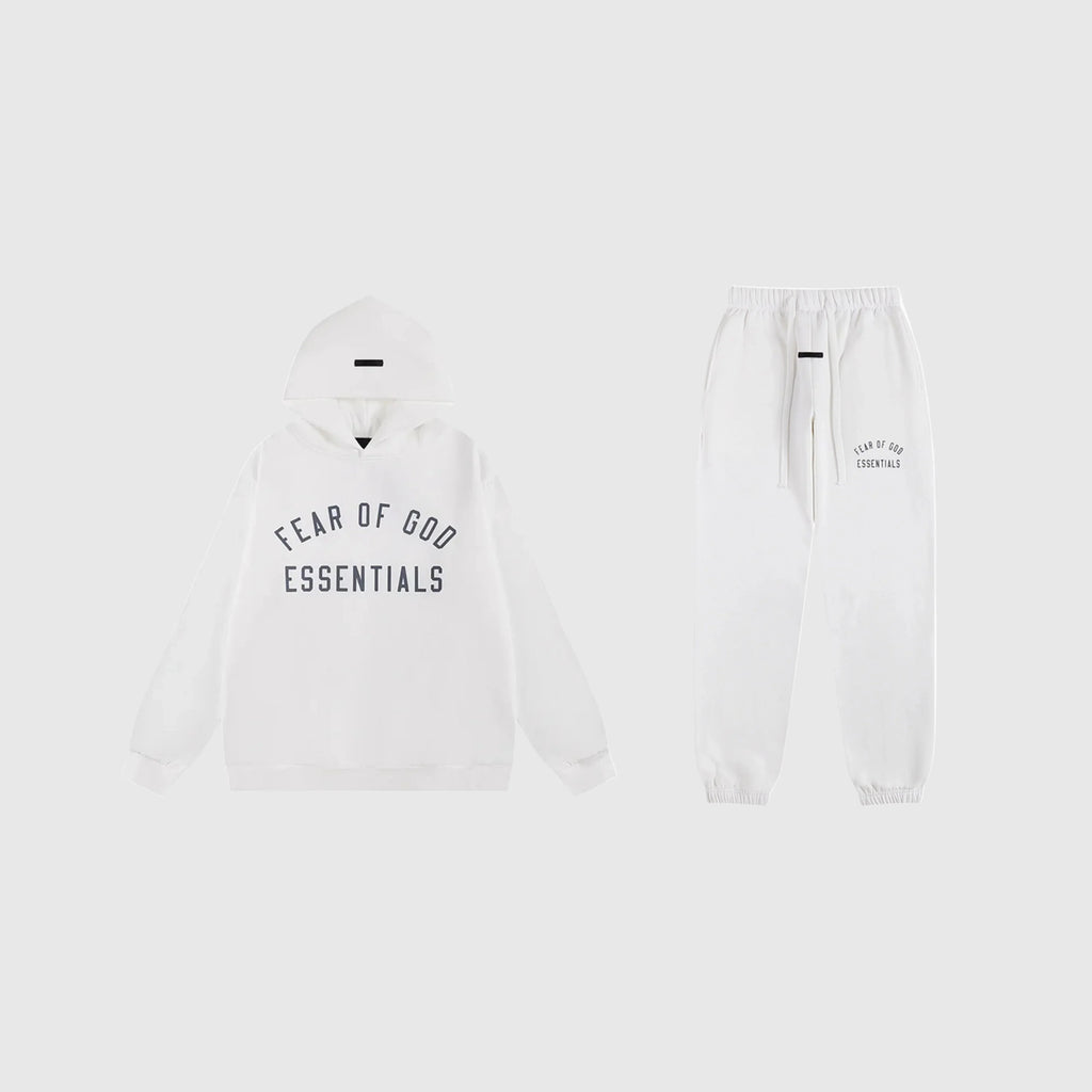 Essentials Eggshell Premium Tracksuit – Fear of God Fleece Set