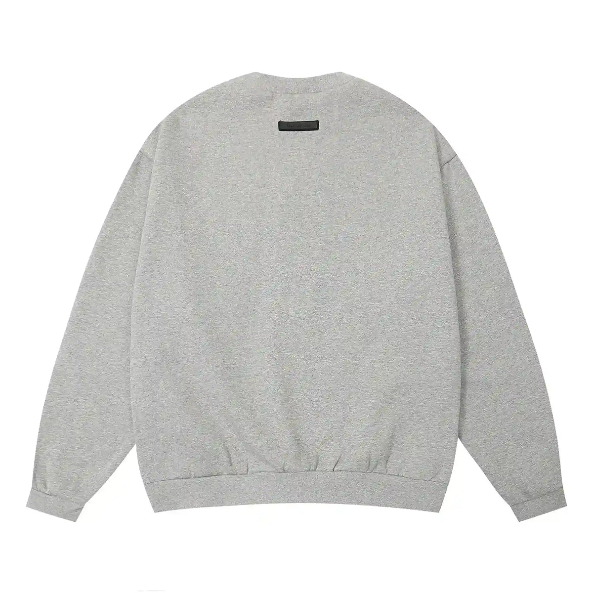 Fear of God Essentials Dark Heather Oatmeal Tracksuit – Classic Fit Crewneck & Jogger Set