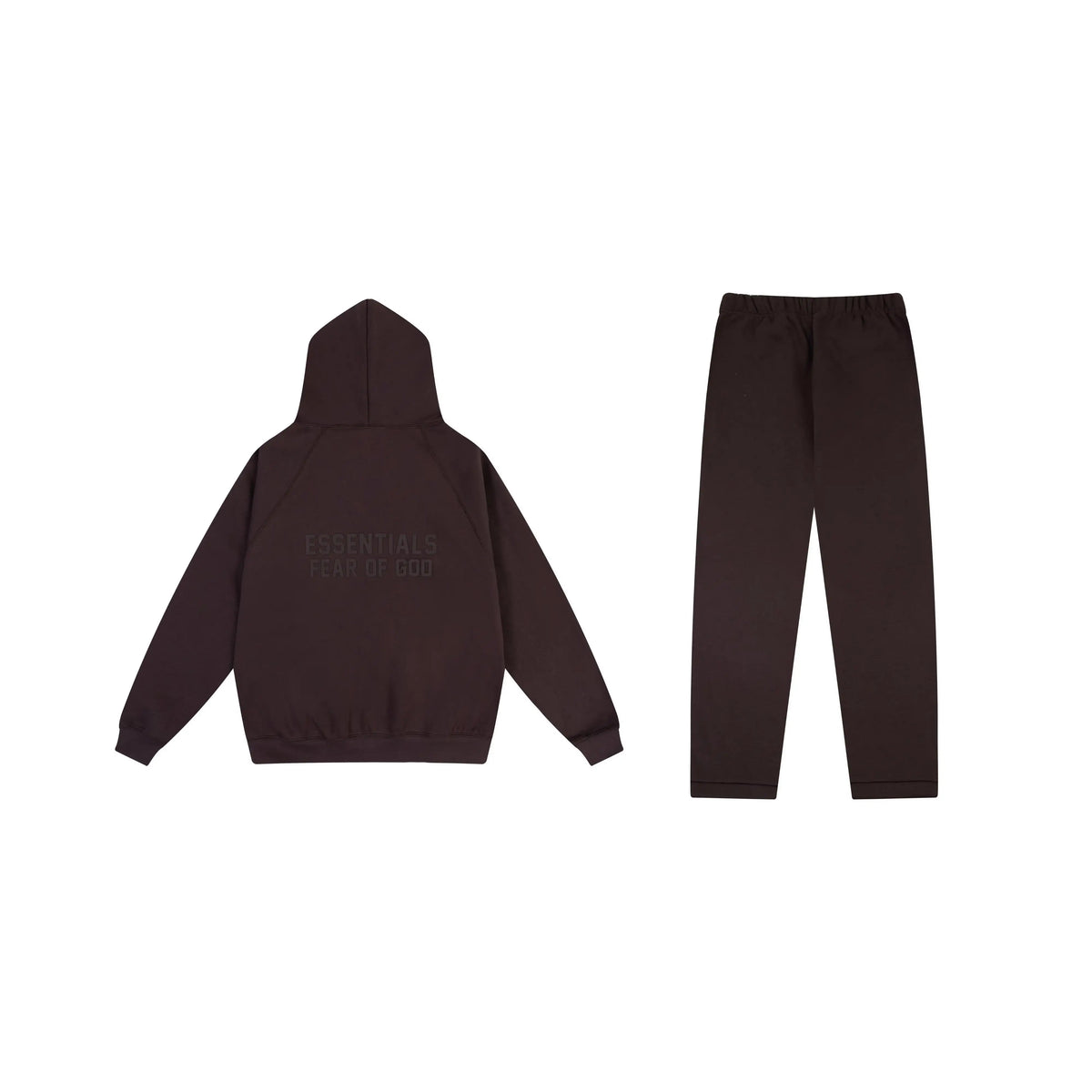 Fear of God Essentials Congo Brown Tracksuit – Classic Fit Hoodie & Jogger Set