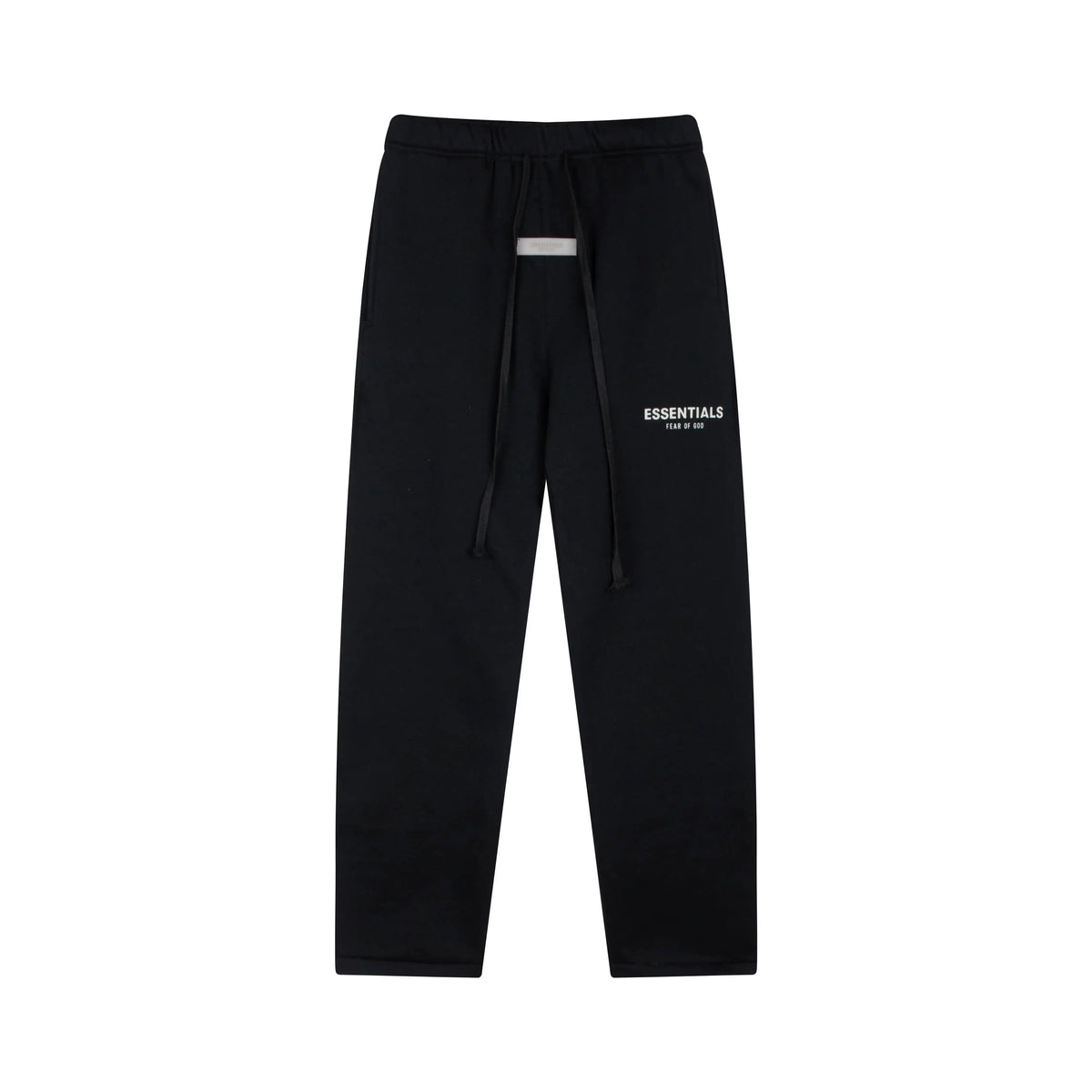 Fear of God Essentials Black Tracksuit – Hoodie & Jogger Set