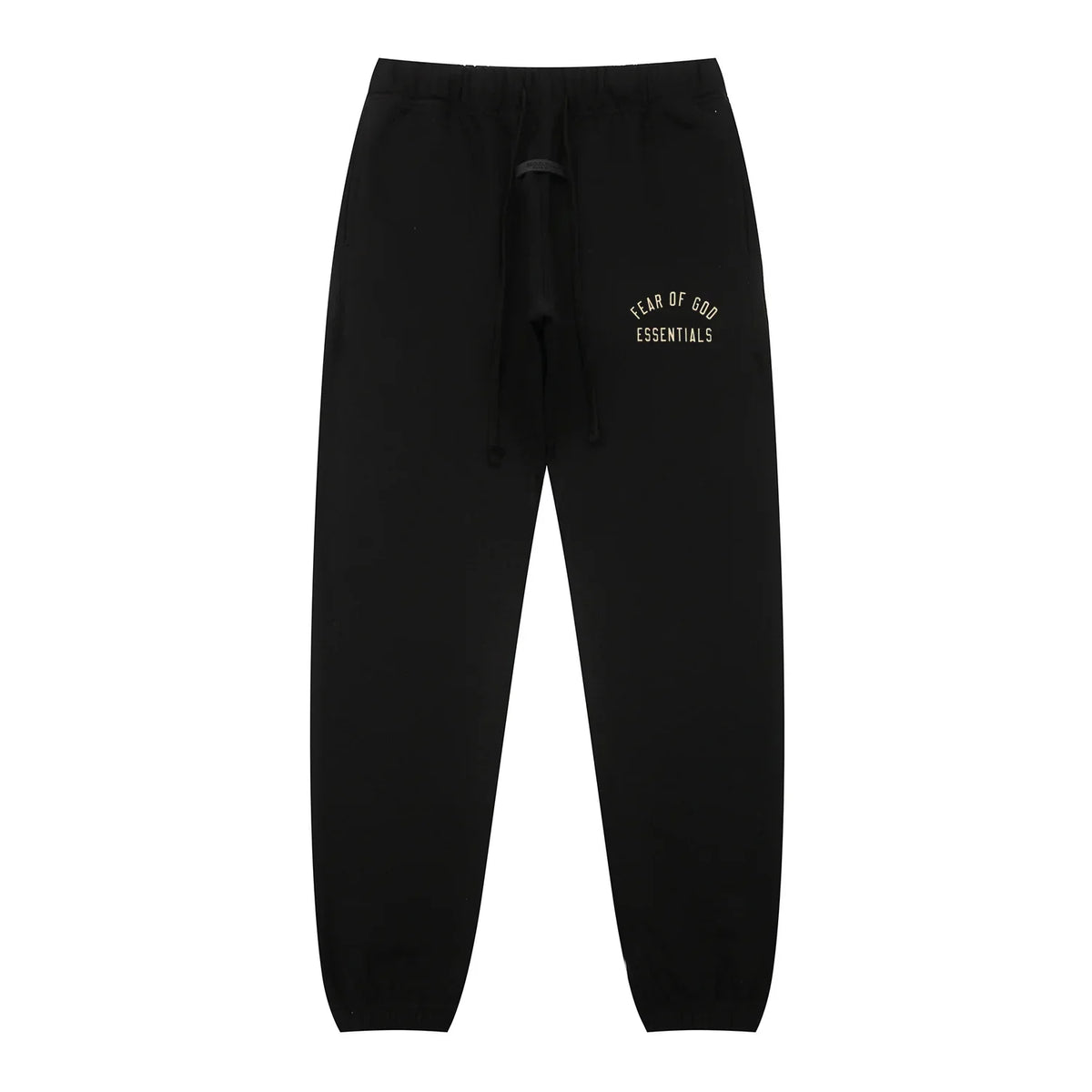 Fear of God Essentials Black Tracksuit – Classic Fit Hoodie & Jogger Set