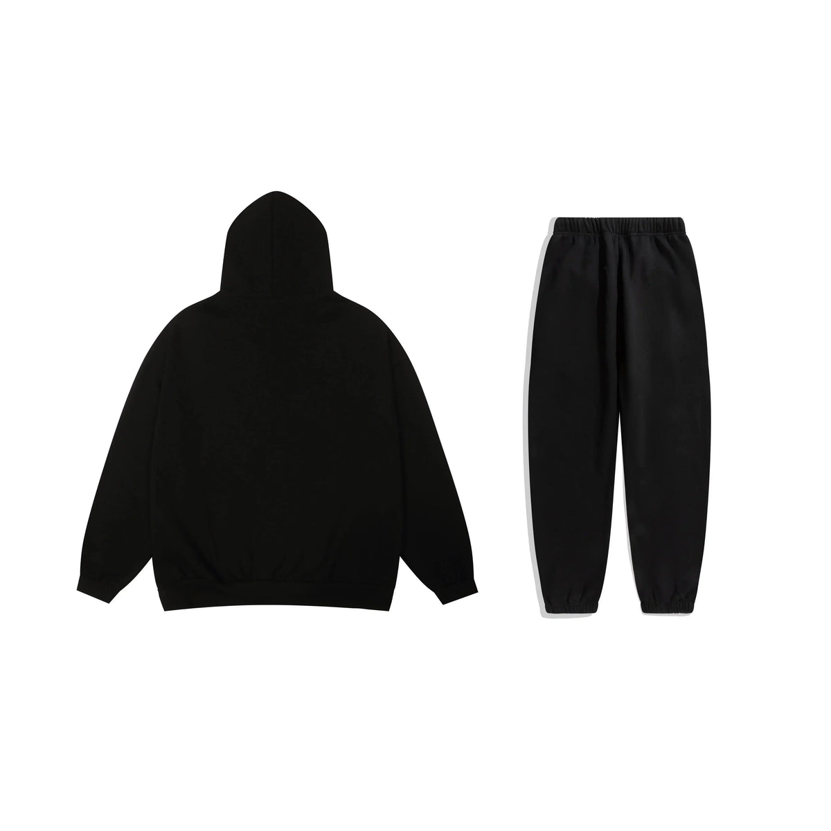 Fear of God Essentials Black Tracksuit – Classic Fit Hoodie & Jogger Set