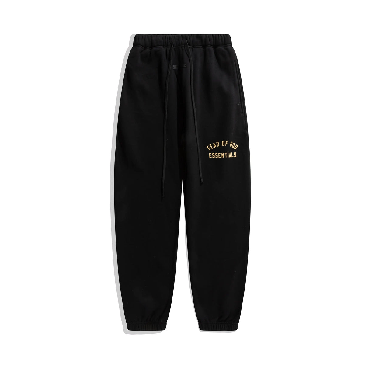 Fear of God Essentials Black Tracksuit – Classic Fit Hoodie & Jogger Set