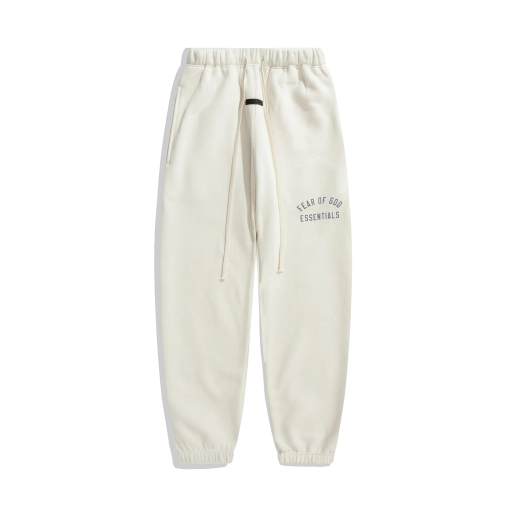Fear of God Essentials Cloud Dance Tracksuit – Rubber Logo Hoodie & Jogger Set
