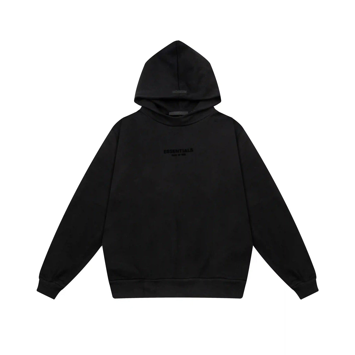 Fear of God Essentials Black Tracksuit – Classic Fit Hoodie & Jogger Set