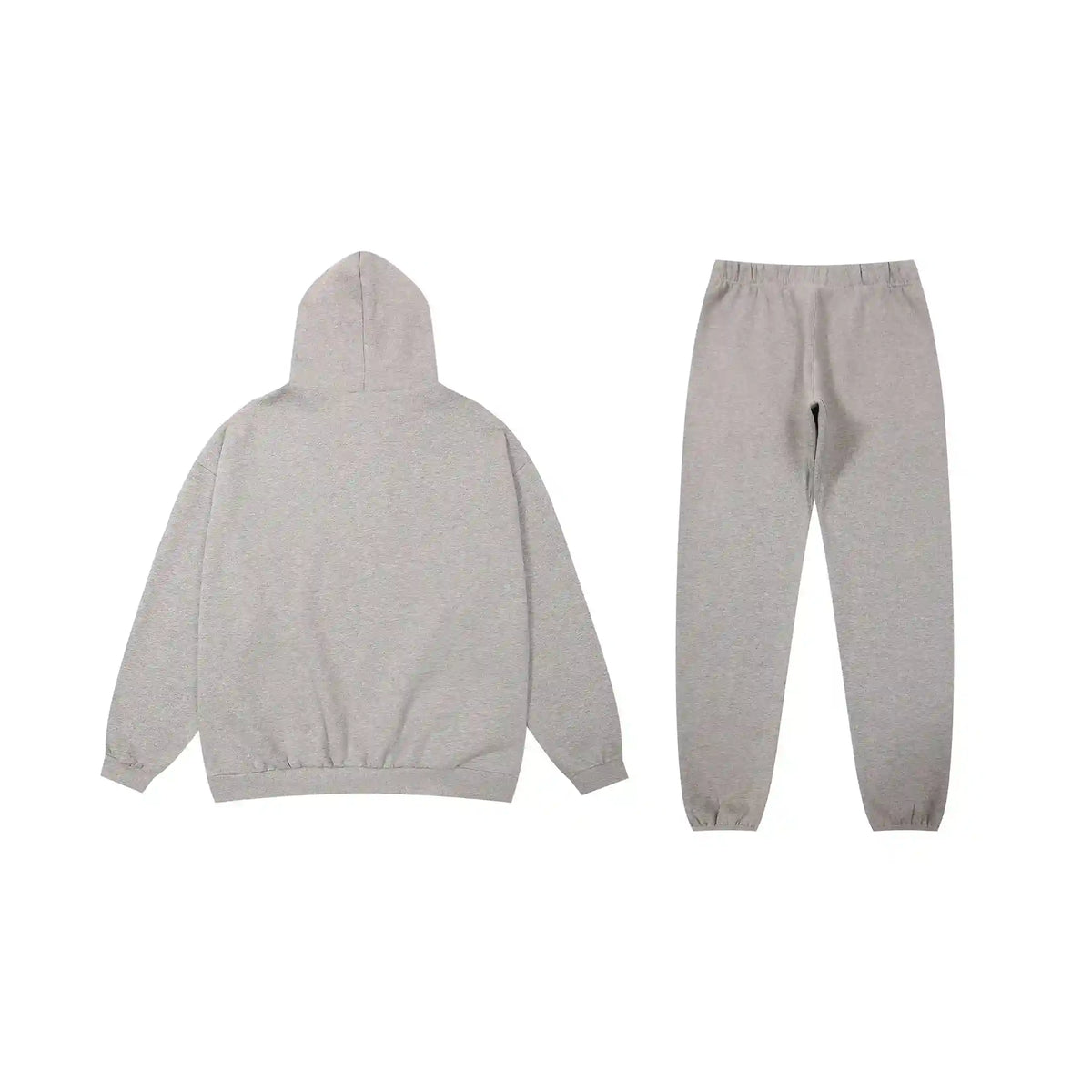 Fear of God Essentials Dark Heather Oatmeal Tracksuit – Classic Fit Hoodie & Jogger Set