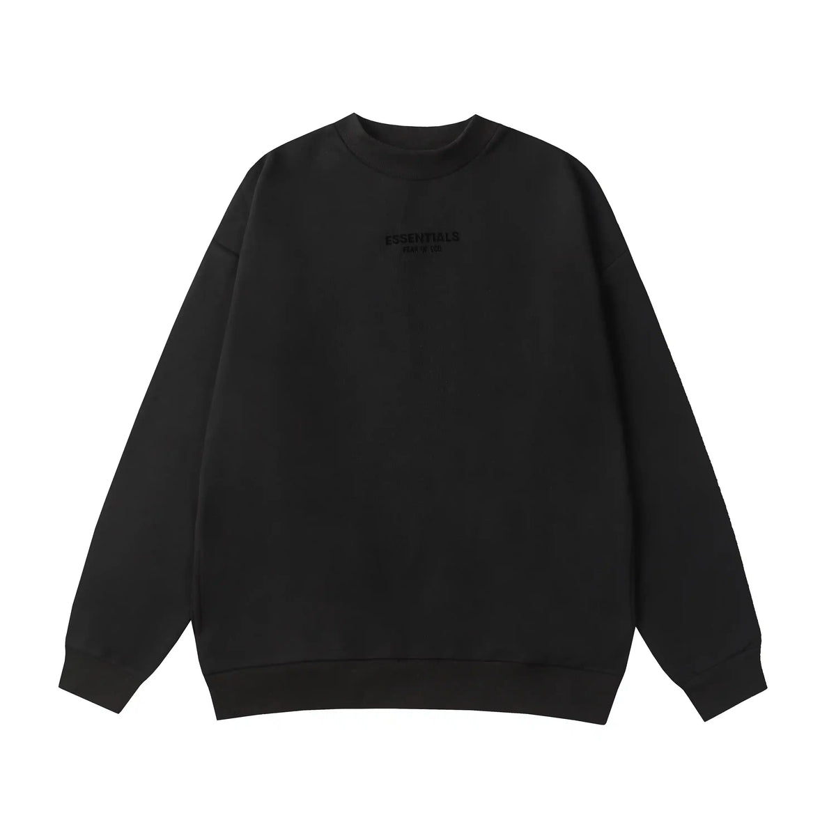 Essentials Black Everyday Tracksuit – Fear of God Fleece Set