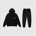 Essentials Black Signature Comfort Fleece Tracksuit – Everyday Casual Set