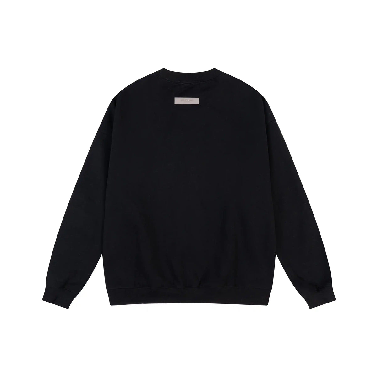 Fear of God Essentials Black Tracksuit – Classic Fit Crewneck & Jogger Set