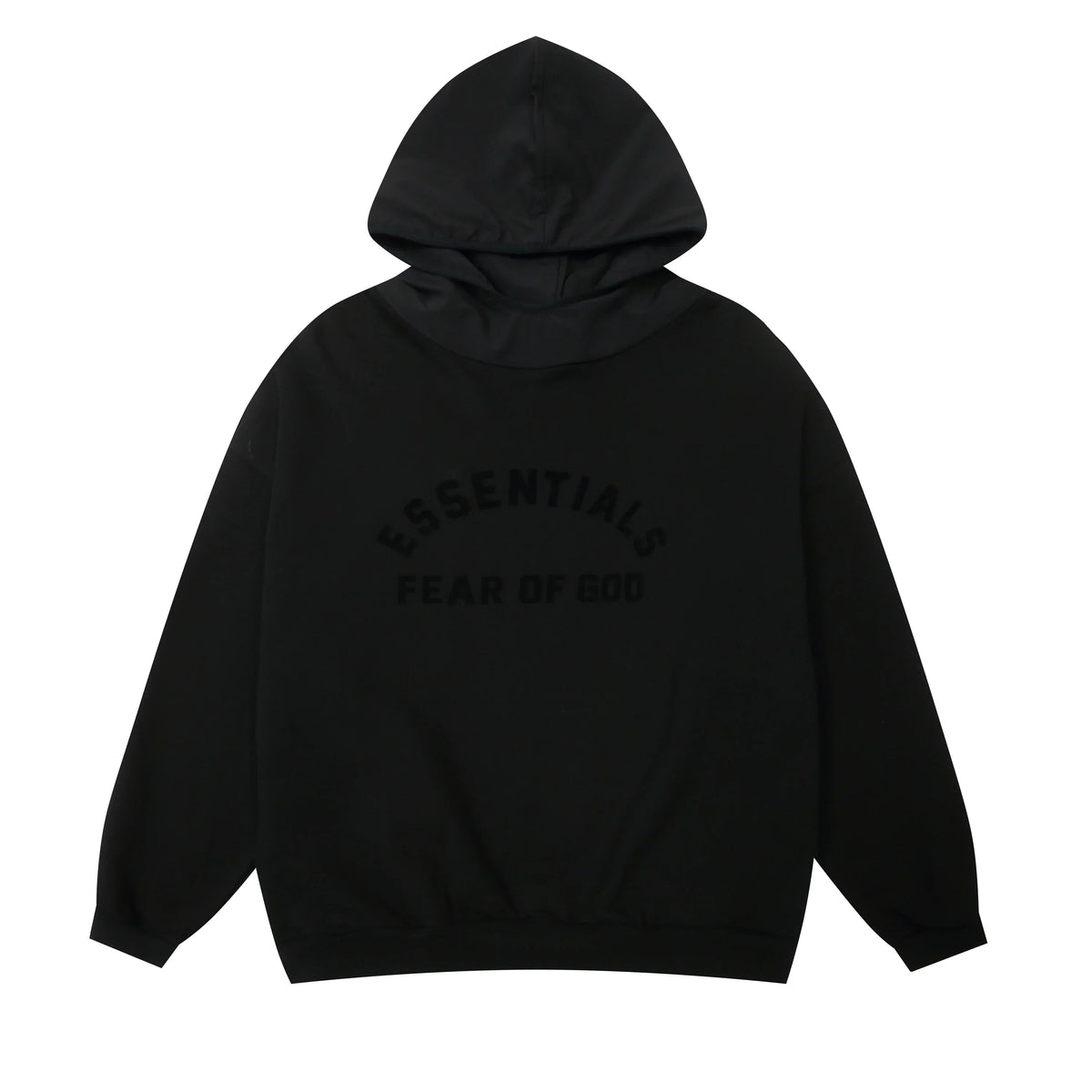 Fear of God Essentials Black Tracksuit – Classic Fit Hoodie & Jogger Set