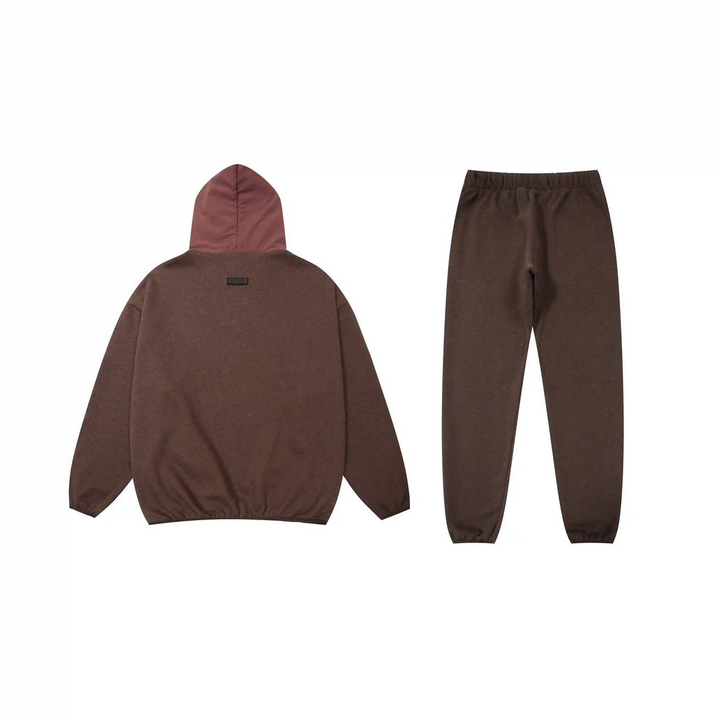 Essentials Congo Brown Core Tracksuit – Fear of God Fleece Set