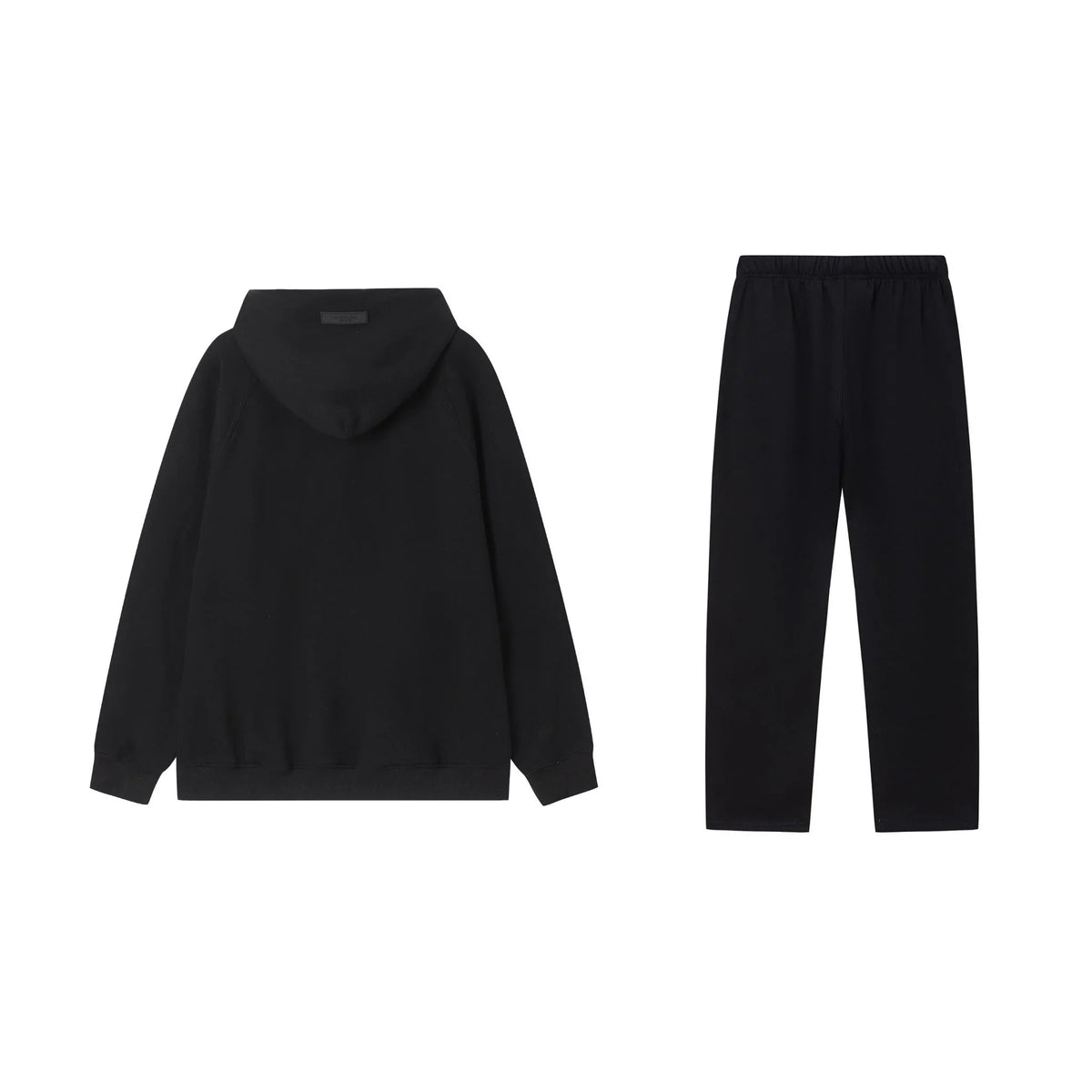 Essentials Black Everyday Core Fleece Tracksuit – Casual Comfort Set