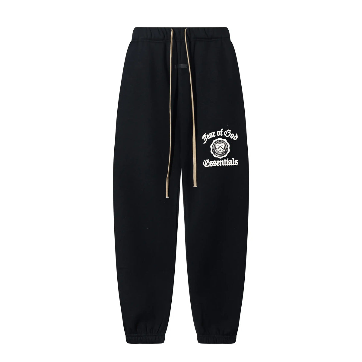 Essentials Black Classic Fleece Tracksuit – Casual Everyday Set
