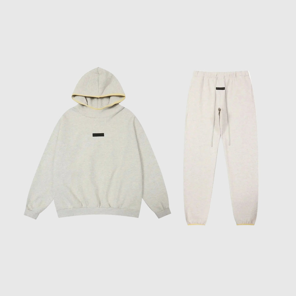 Essentials Tracksuit Light Oatmeal – Fear of God Fleece Matching Set