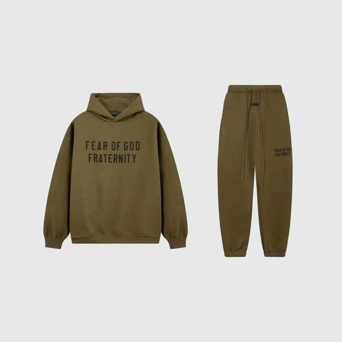 Essentials Woodland Tracksuit – Fear of God Classic Fleece Matching Set